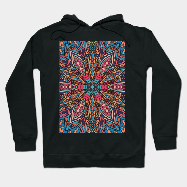 Boho-Chic Gypsy Pattern Hoodie by Suprise MF